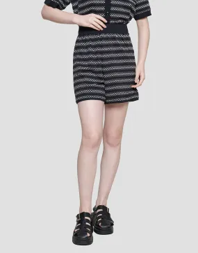 Details Texture Knit Celana Pendek Wanita