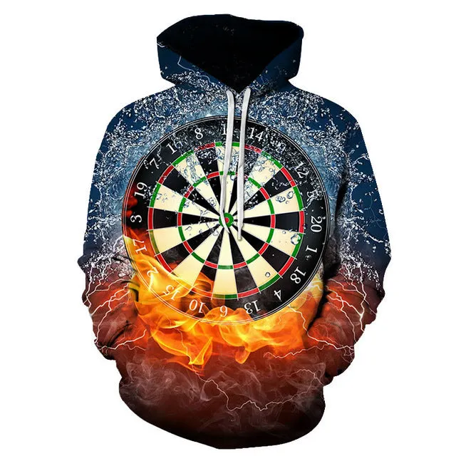 Geometric Hoodies 3D Man Streetwear