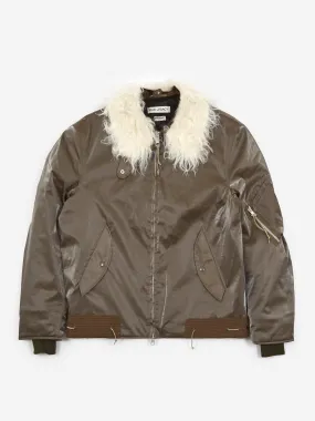 Our Legacy Glyptodon Bomber - Army Green Shimmer Tech