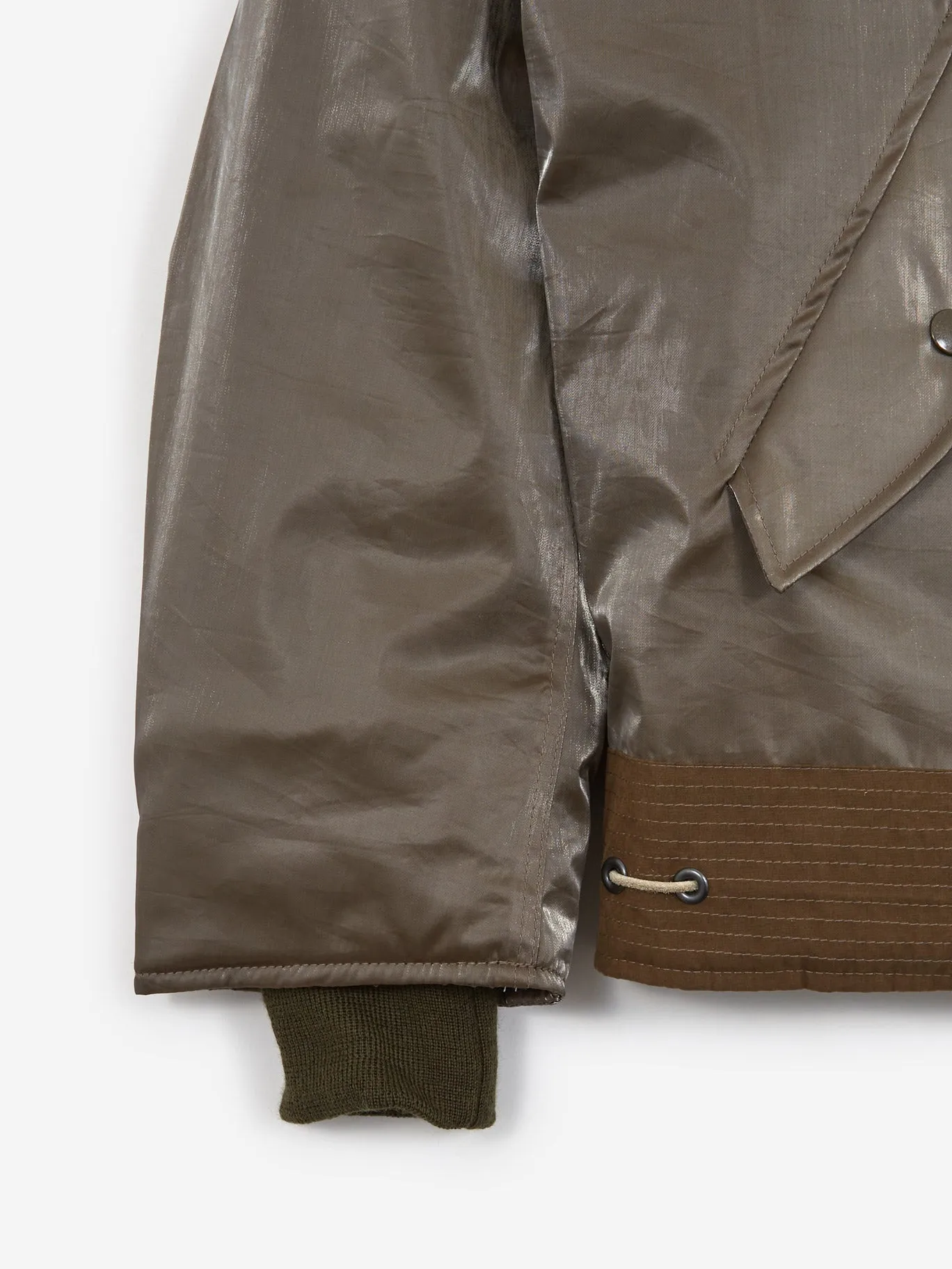 Our Legacy Glyptodon Bomber - Army Green Shimmer Tech