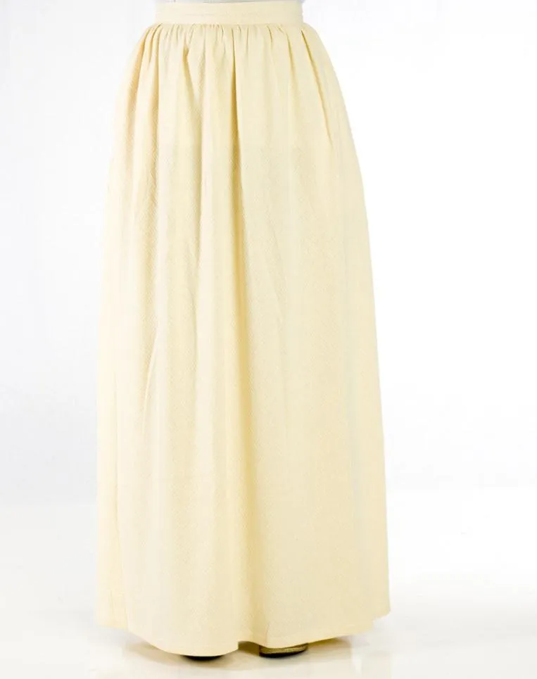 Vanilla Textured Maxi Skirt