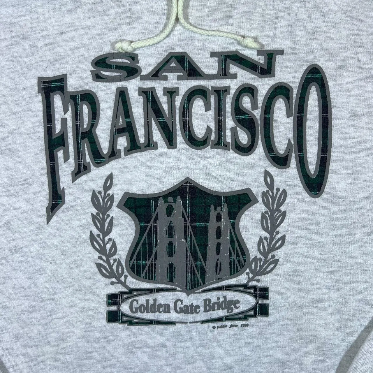 Vintage SAN FRANCISCO (1993) "Golden Gate Bridge" Souvenir Graphic Pullover Hoodie